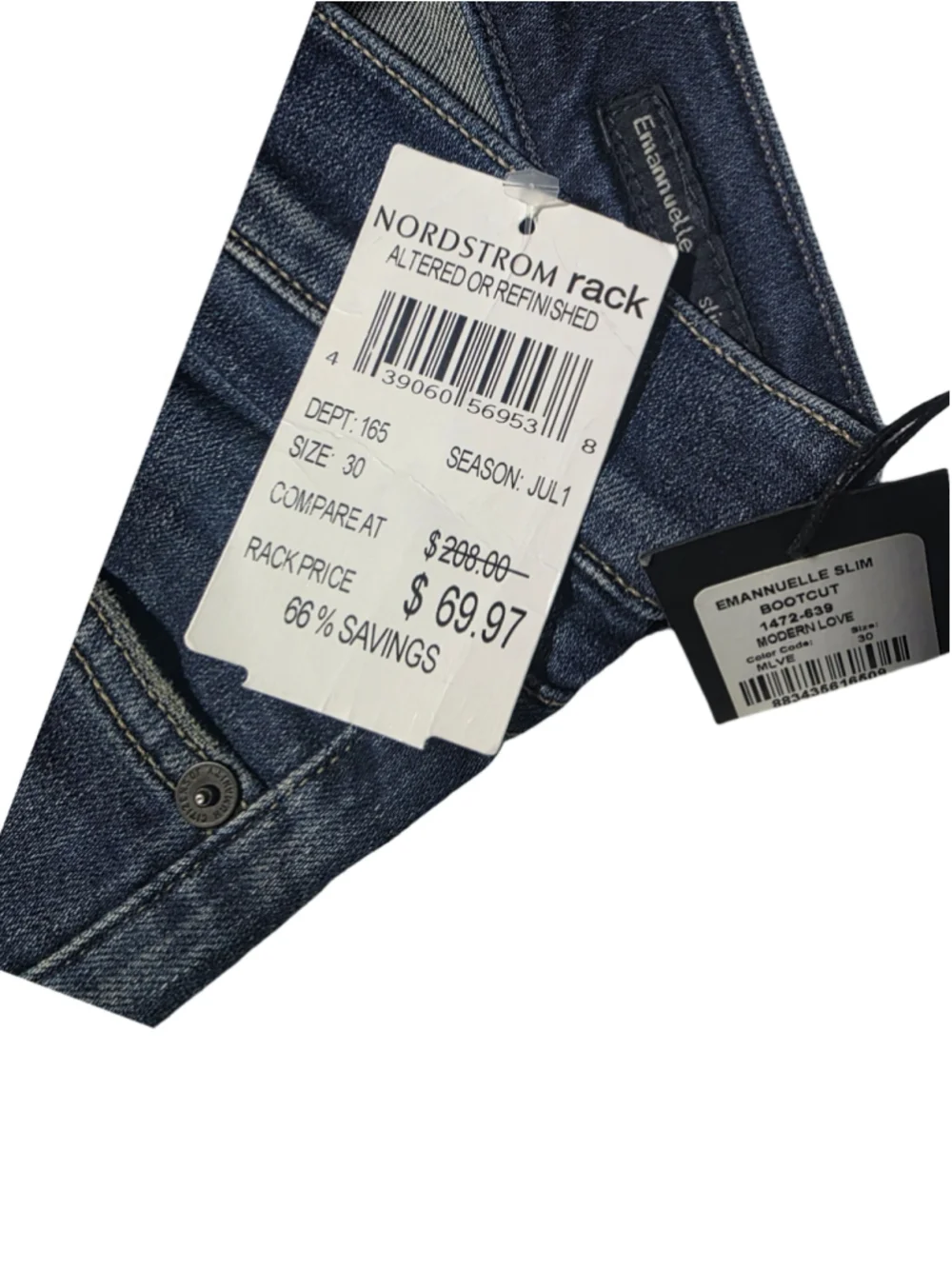 Women's Citizens of Humanity Emannuelle Slim Bootcut Jeans Size 30 Blue